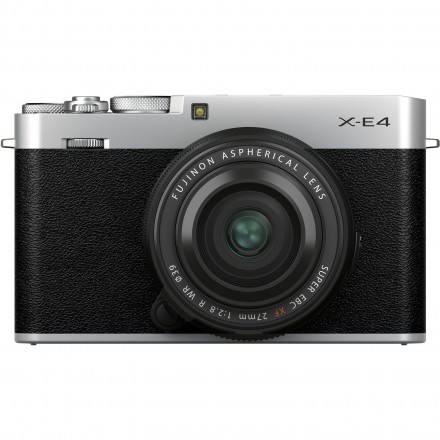 Камера FUJIFILM X-E4 silver kit XF 27mm