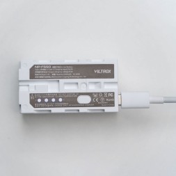 Аккумулятор для LED света Viltrox NP-F550 с USB портом (2200mAh)