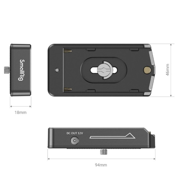 NP-F адаптер питания SmallRig 3018 NP-F (снято с производства)
