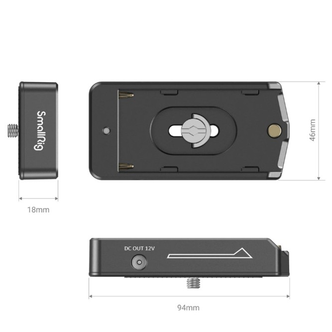 NP-F адаптер живлення SmallRig 3018 (знято з виробництва)