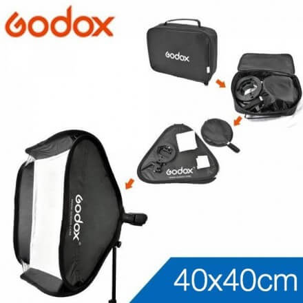 Софтбокс Godox Easy Box 40x40 с креплением для вспышки