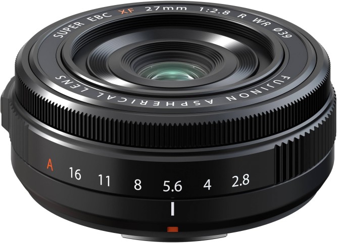 Обʼєктив FUJIFILM XF 27mm f/2.8 R WR black