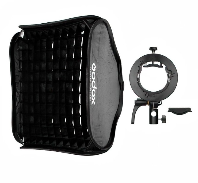 Софтбокс Godox Easy Box із сотами 60х60 з тримачем S2 S-type