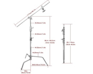 Стійка C-Stand E-Image LCS-01