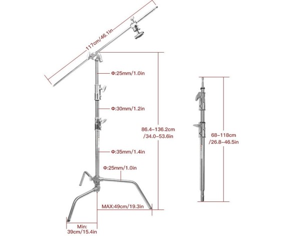 Стойка C-Stand E-Image LCS-01