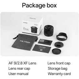 Об’єктив Viltrox AF 9mm f/2.8 FX Air для Fujifilm (Black)