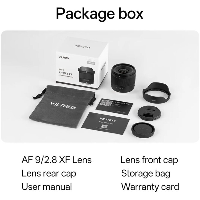 Обʼєктив Viltrox AF 9mm f/2.8 FX Air для Fujifilm (Black)