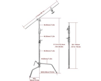 Стійка C-stand E-Image LCS-02