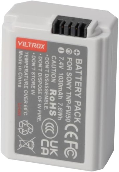 Аккумулятор Viltrox TNP-FW50 с USB портом, для камер Sony (аналог NP-FW50)