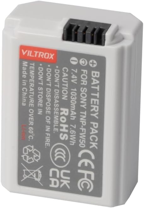Акумулятор Viltrox TNP-FW50 з USB портом, для камер Sony (аналог NP-FW50)