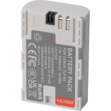 Акумулятор Viltrox TLP-E6 з USB портом для камер Canon (аналог LP-E6NH)