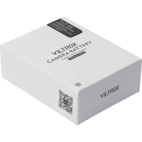 Акумулятор Viltrox TLP-E6 з USB портом для камер Canon (аналог LP-E6NH)