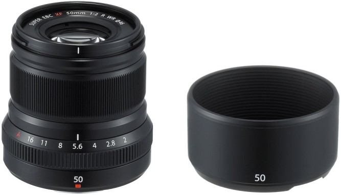Обʼєктив FUJIFILM XF 50mm f/2 R WR black