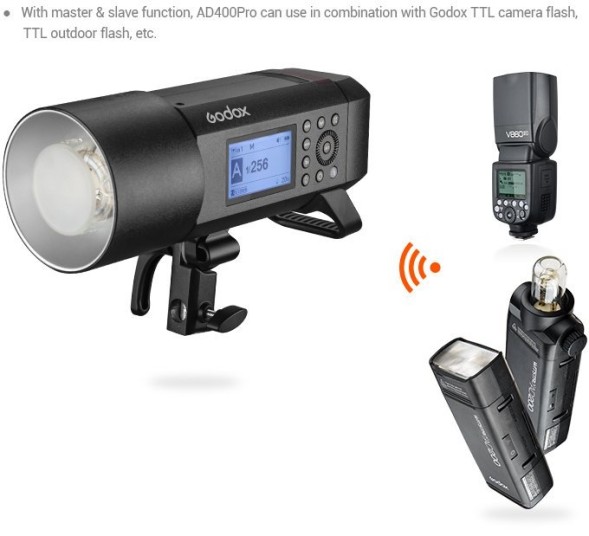 Аккумуляторная вспышка Godox AD400Pro