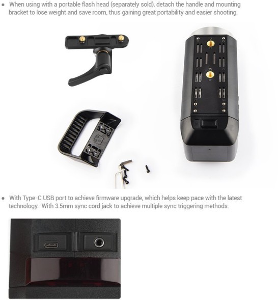 Аккумуляторная вспышка Godox AD400Pro