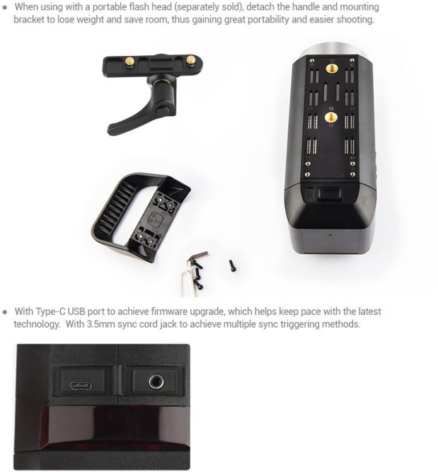 Акумуляторний спалах Godox AD400Pro