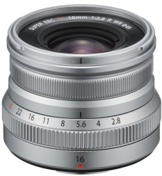 Объектив FUJIFILM XF 16mm F2.8 R WR Silver