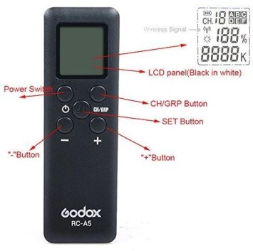 Пульт керування LED світлом Godox RC-A5