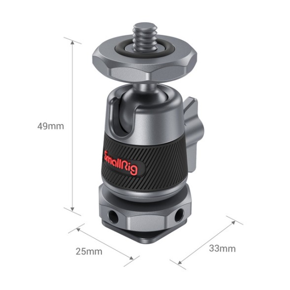 Два крепления SmallRig 2948 Mini Ball Head with Removable Cold Shoe Mount