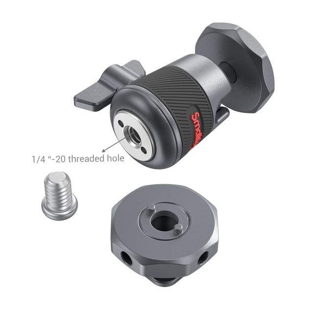 Два кріплення SmallRig 2948 Mini Ball Head with Removable Cold Shoe Mount