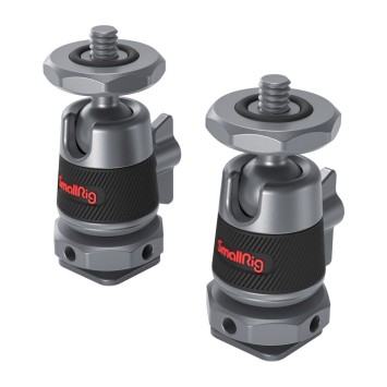 Два кріплення SmallRig 2948 Mini Ball Head with Removable Cold Shoe Mount