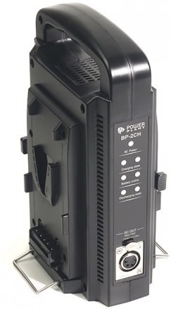 Зарядное устройство PowerPlant для двух аккумуляторов V-mount (BP-95W, 150W, 190W)