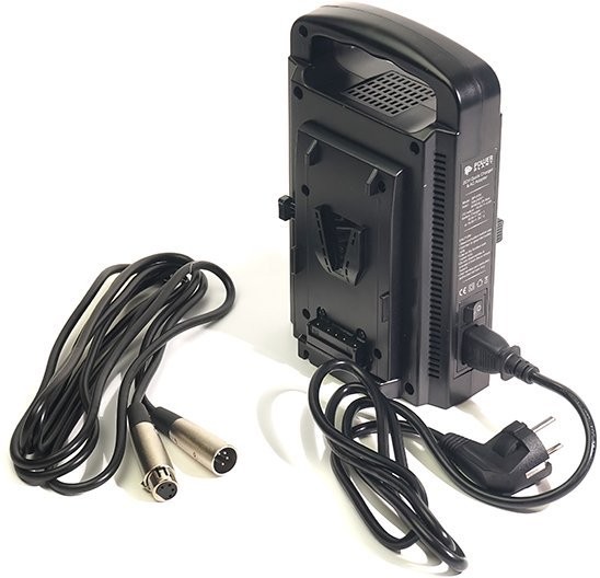 Зарядное устройство PowerPlant для двух аккумуляторов V-mount (BP-95W, 150W, 190W) (снято с производства)