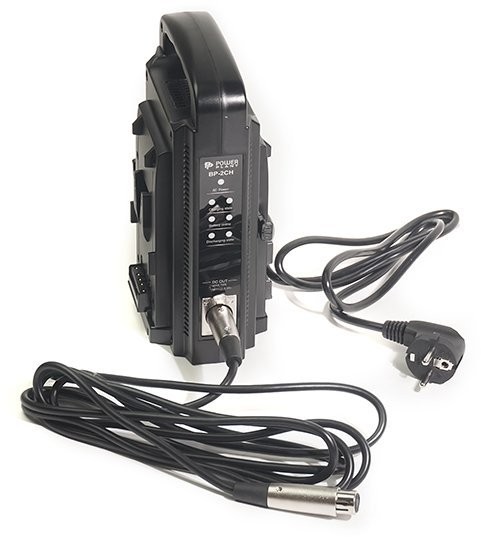 Зарядное устройство PowerPlant для двух аккумуляторов V-mount (BP-95W, 150W, 190W) (снято с производства)