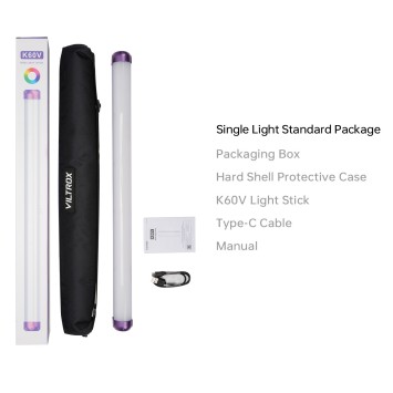 LED жезл Viltrox K60V Neon Purple