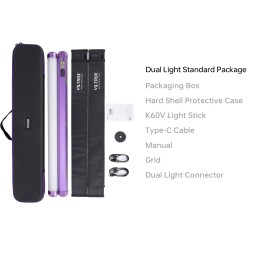 LED жезл Viltrox K60V Neon Purple