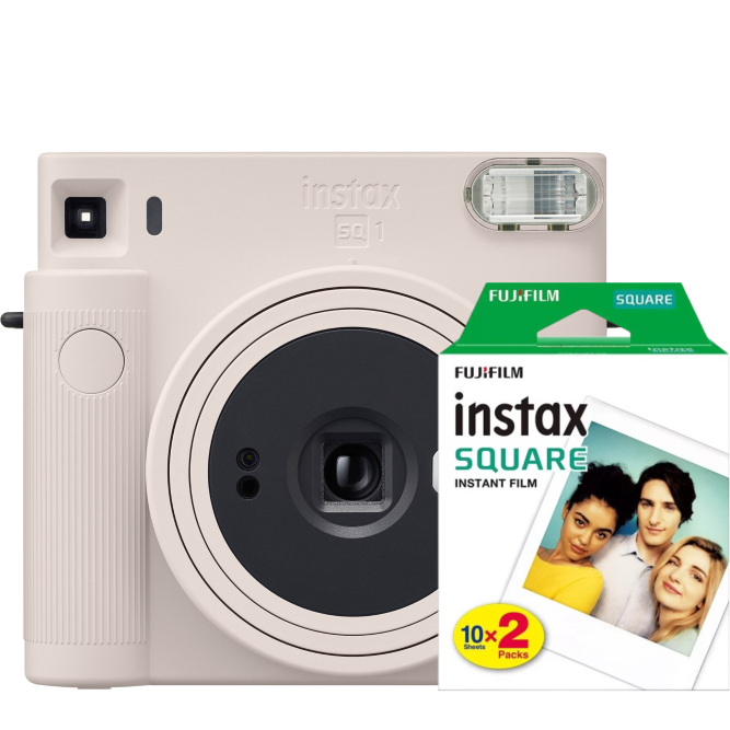 Подарунковий комплект Instax SQ1 Chalk White + плівка