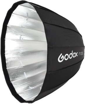 Глибокий параболічний софтбокс Godox P120L під байонет Bowens