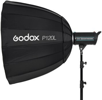 Глибокий параболічний софтбокс Godox P120L під байонет Bowens