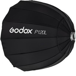Глубокий параболический софтбокс Godox P120L под байонет Bowens