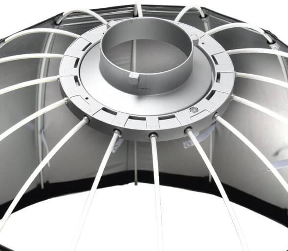 Глубокий параболический софтбокс Godox P120L под байонет Bowens