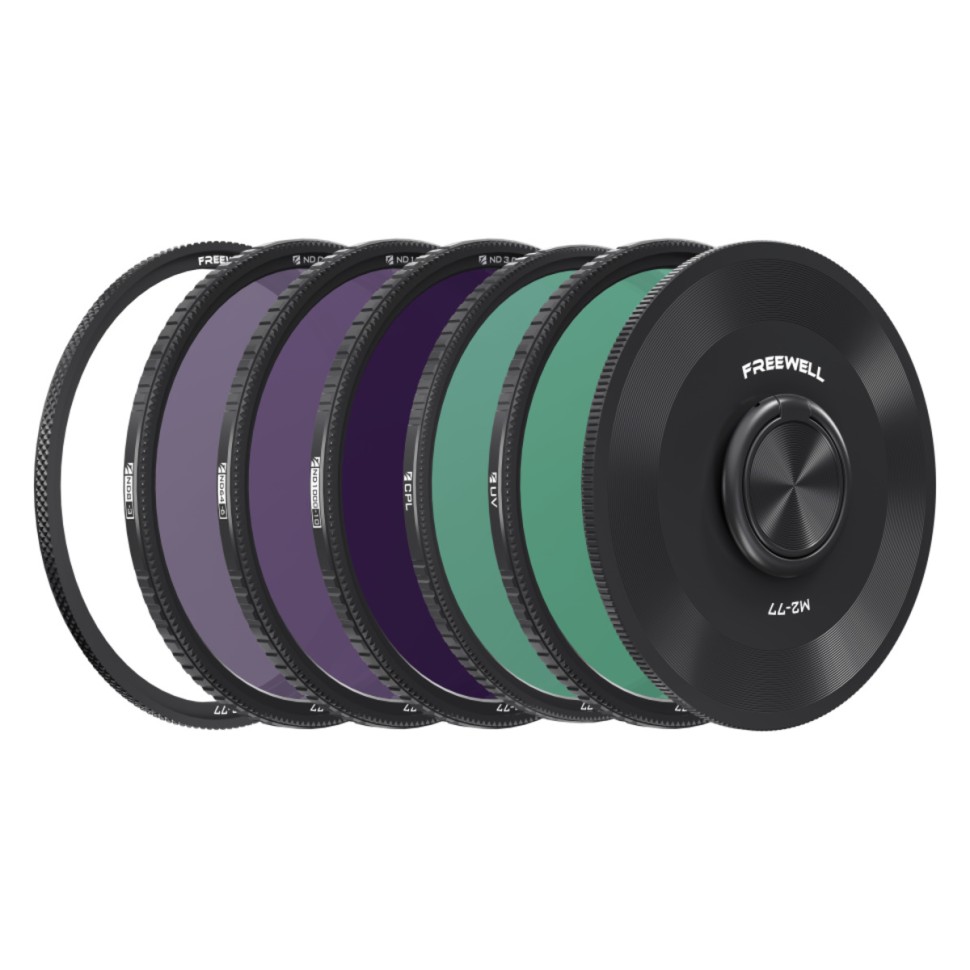 Комплект магнітних фільтрів Freewell M2 77mm 5Pack (ND8, ND64, ND1000, CPL, UV)