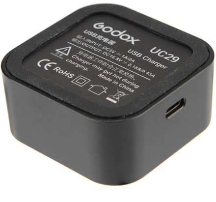 USB Зарядний пристрій Godox UC-29 для акумулятора WB-29 для AD200/AD200Pro