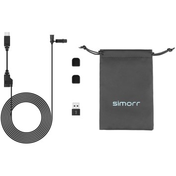 Петличний мікрофон Simorr Wave L2 Type-C Lavalier