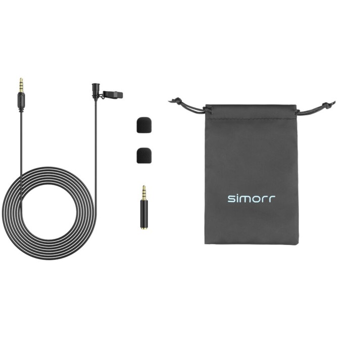 Петличний мікрофон Simorr Wave L1 3.5mm Lavalier