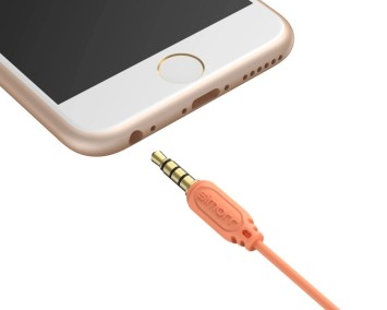 Петличний мікрофон Simorr Wave L1 3.5mm Lavalier Cantaloupe