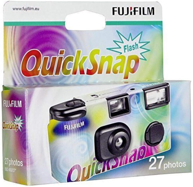 Одноразова камера Fujifilm QuickSnap 400 X-TRA Flash на 27 кадрів
