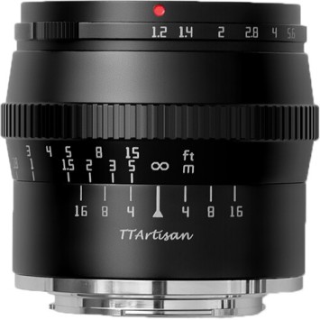Обʼєктив TTArtisan 50mm f/1.2 для FUJIFILM X (Black)