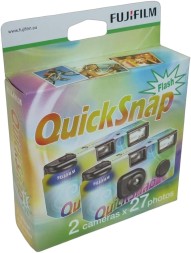 Комплект з двох одноразових камер Fujifilm QuickSnap 400 X-TRA Flash на 27 кадрів