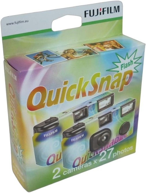 Комплект з двох одноразових камер Fujifilm QuickSnap 400 X-TRA Flash на 27 кадрів
