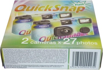 Комплект з двох одноразових камер Fujifilm QuickSnap 400 X-TRA Flash на 27 кадрів