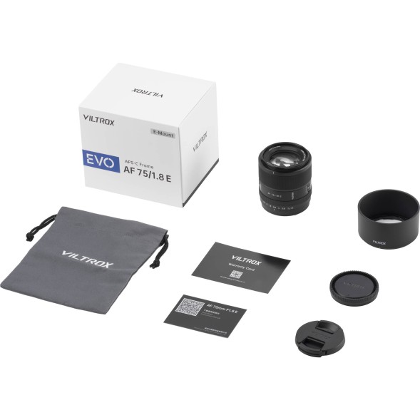 Объектив Viltrox AF 75mm f/1.8 EVO для Sony (APS-C)