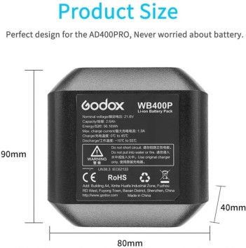 Акумулятор Godox WB400P для AD400PRO