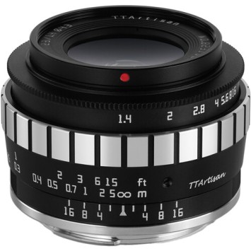 Обʼєктив TTArtisan 23mm f/1.4 X для Fujifilm (Black & Silver)