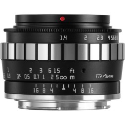 Объектив TTArtisan 23mm f/1.4 X для Fujifilm (Black & Silver)