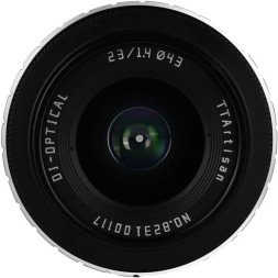 Объектив TTArtisan 23mm f/1.4 X для Fujifilm (Black & Silver)